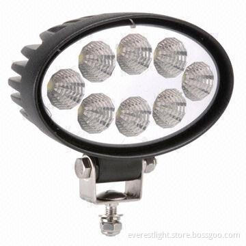 NEW Oval LED Vehicle Light with 9 to 32V DC Voltage and 1,440lm Luminous Flux